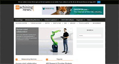 Desktop Screenshot of machiningnews.com